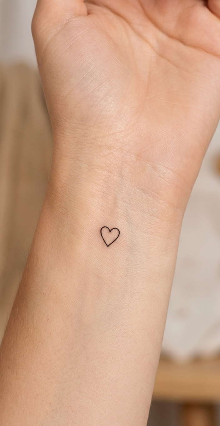 Tiny Heart Tattoo