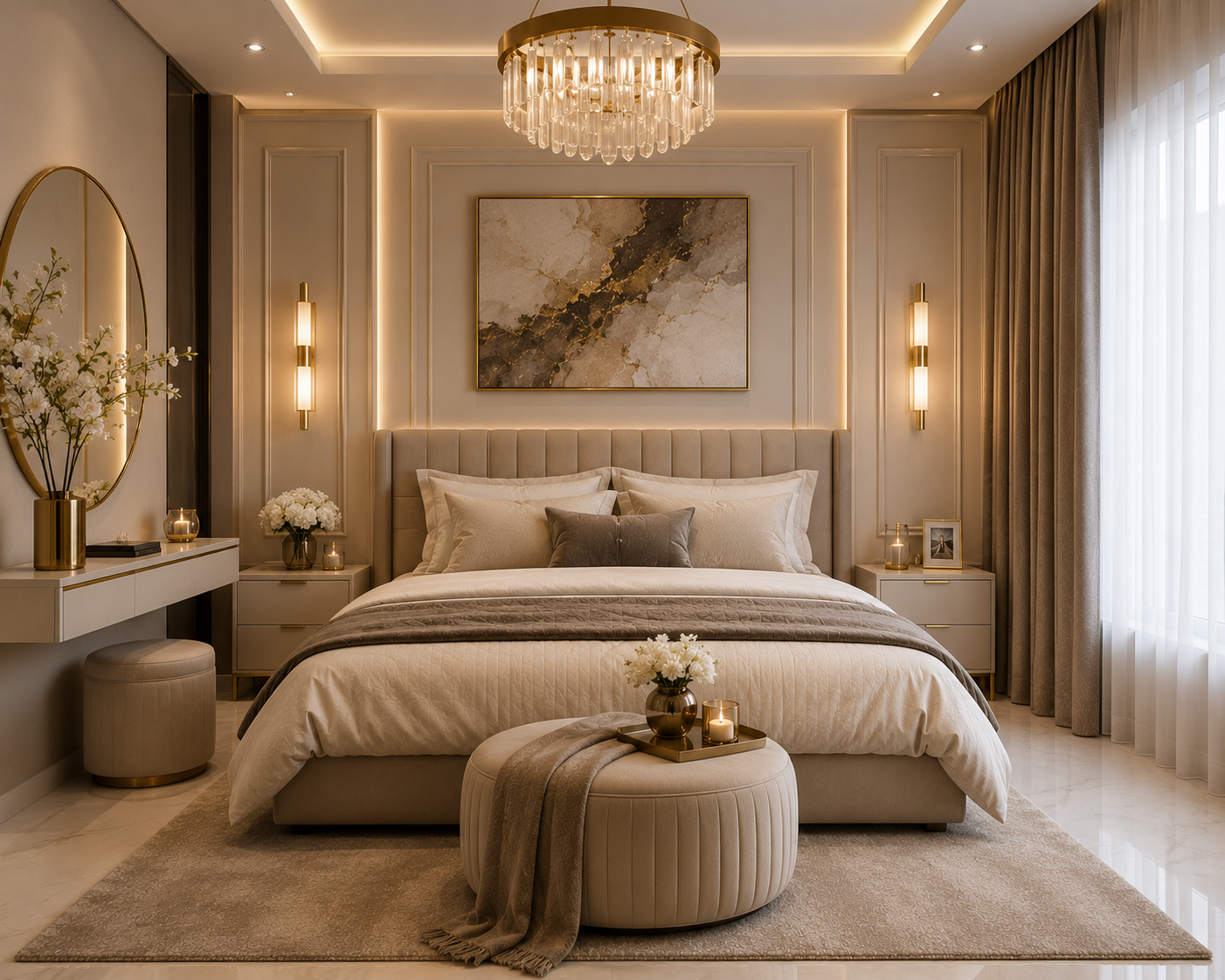 Gorgeous Luxury Small Bedroom