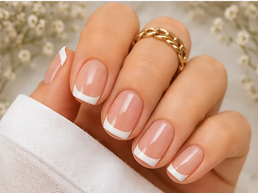 33 Short Nail Ideas That Look Chic on Natural Nails Classic French tips on short natural nails