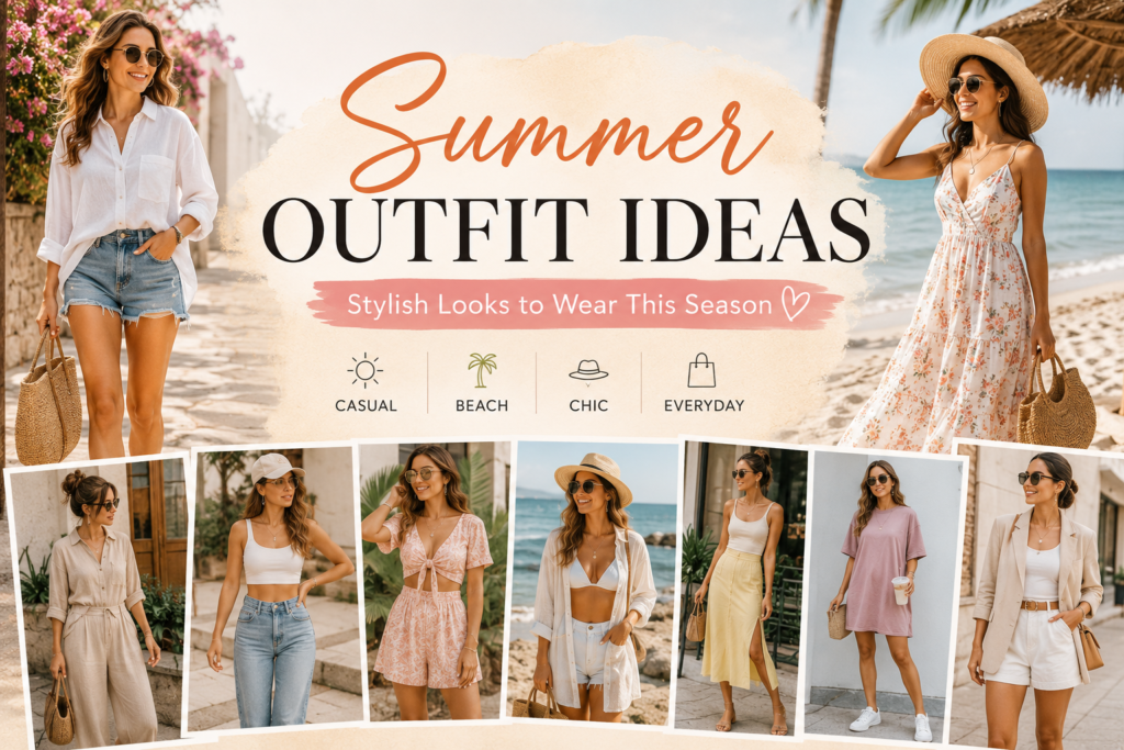 summer outfit ideas stylish looks to wear this season