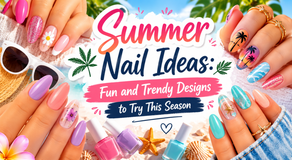 summer nail ideas featured image