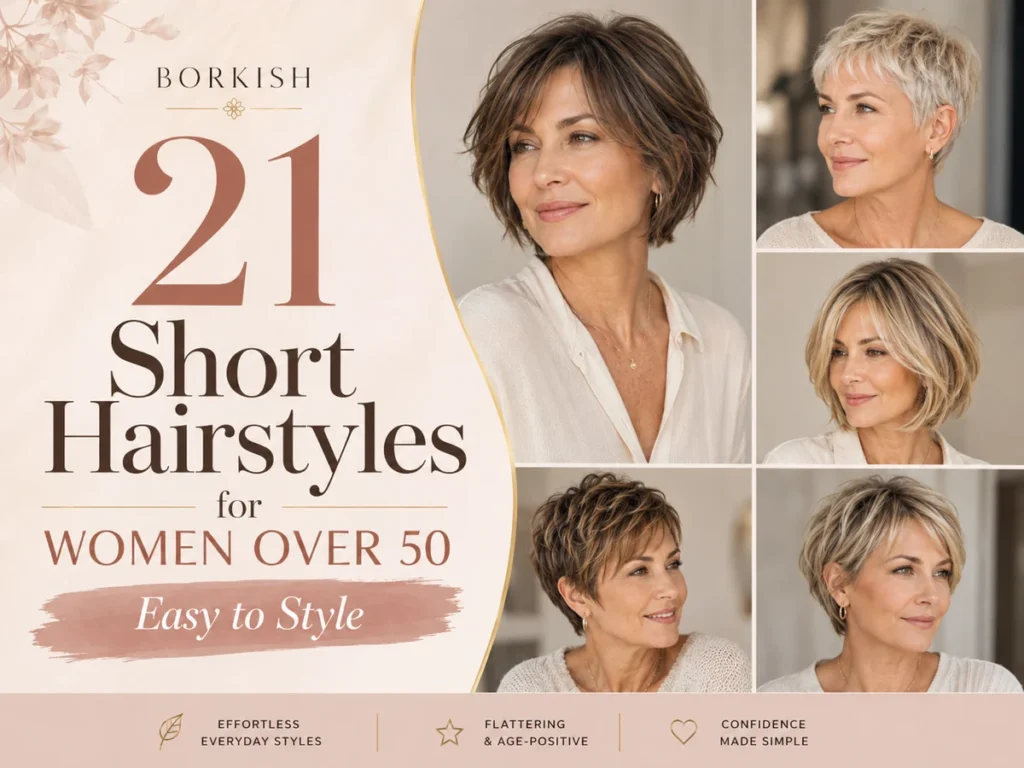 21 Short Hairstyles for Women Over 50 That Are Easy to Style