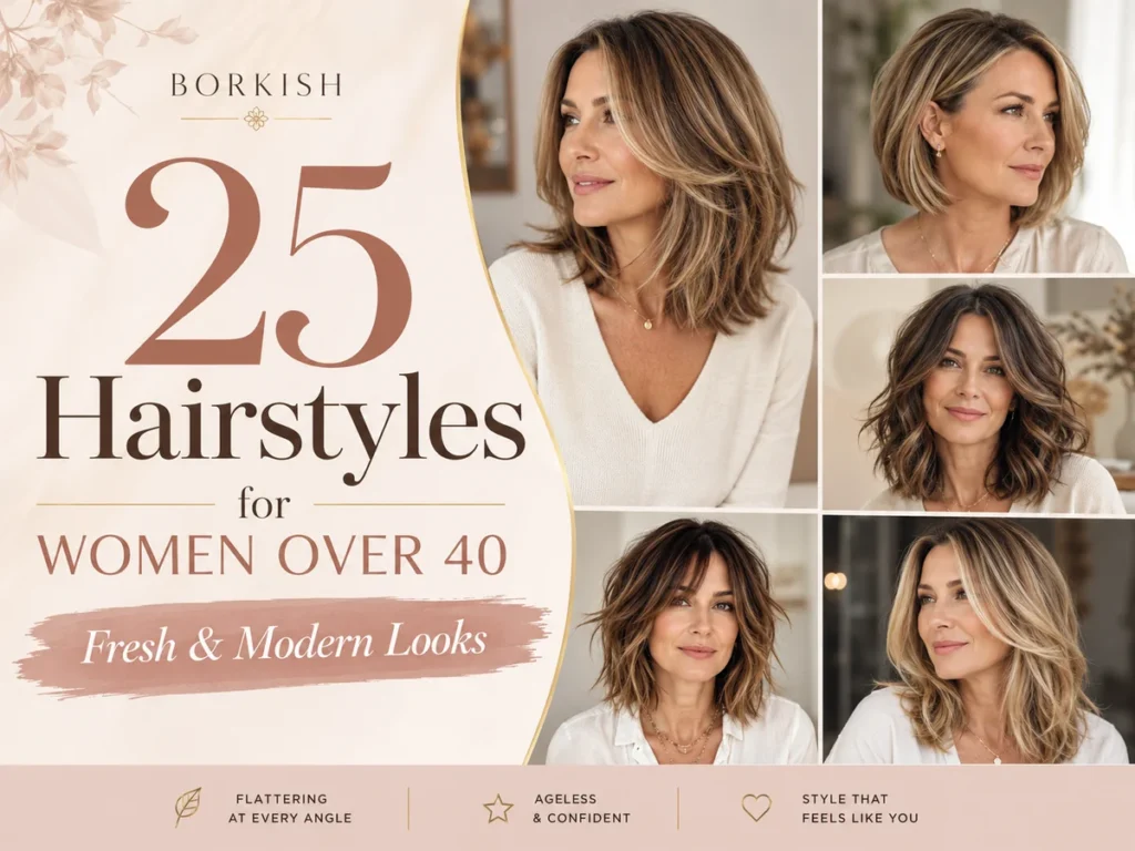 25 Hairstyles for Women Over 40 That Feel Fresh & Modern
