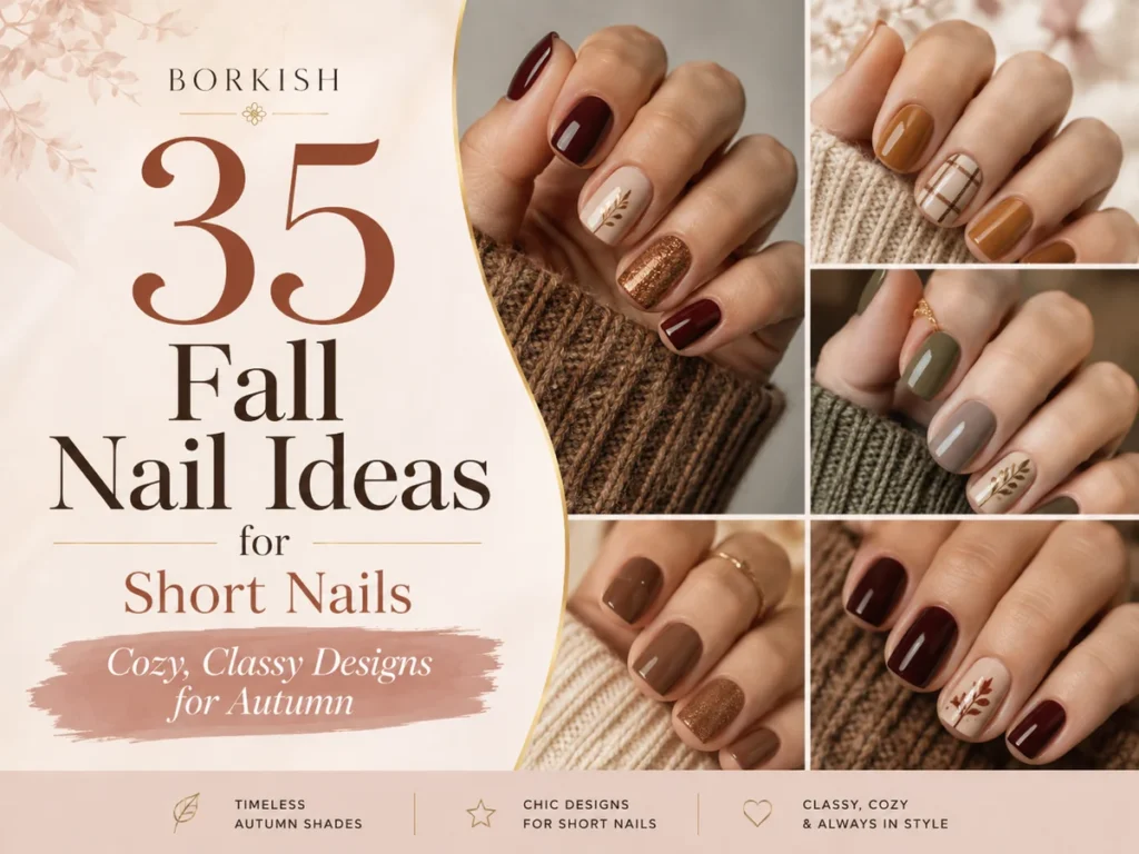 35 Fall Nail Ideas for Short Nails: Cozy, Classy Designs for Autumn
